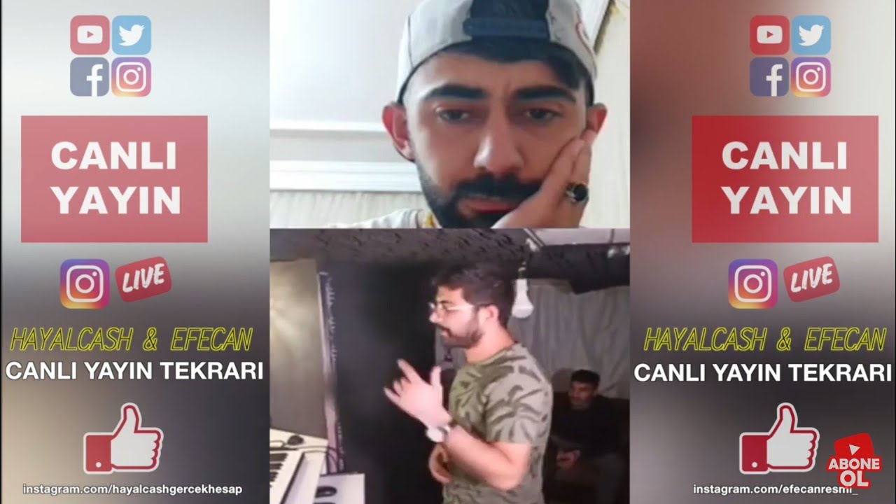 HAYALCASH & EFECAN ( CANLI YAYIN TEKRARI )