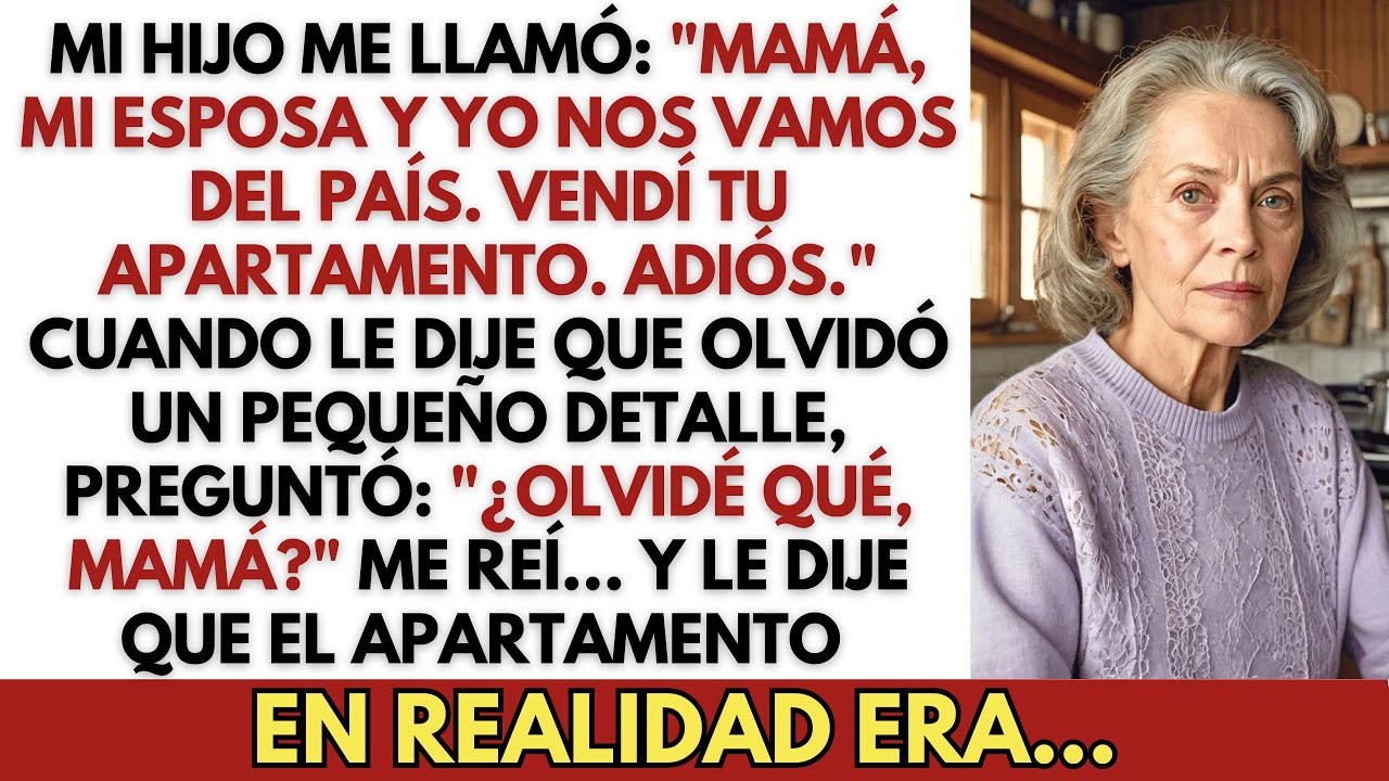 Mi hijo me llamó: 