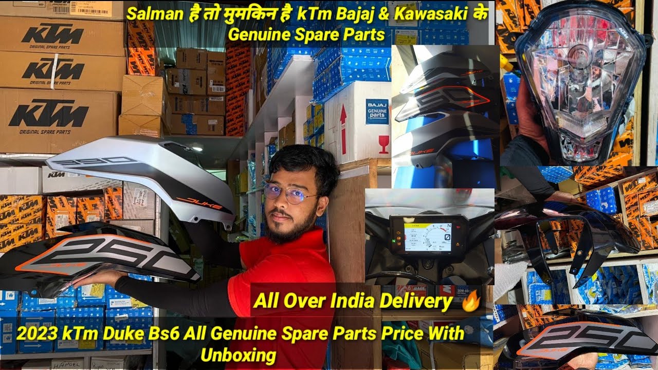 2023 KTM Duke Genuine Spare Parts Price Details With Unboxing | Duke125 | Duke 200 | Duke 390