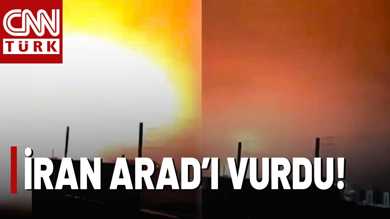 SON DAKİKA🚨İsrail Medyası A&ccedil;ıkladı: İran Arad'ı Vurdu! İşte O G&ouml;r&uuml;nt&uuml;ler...