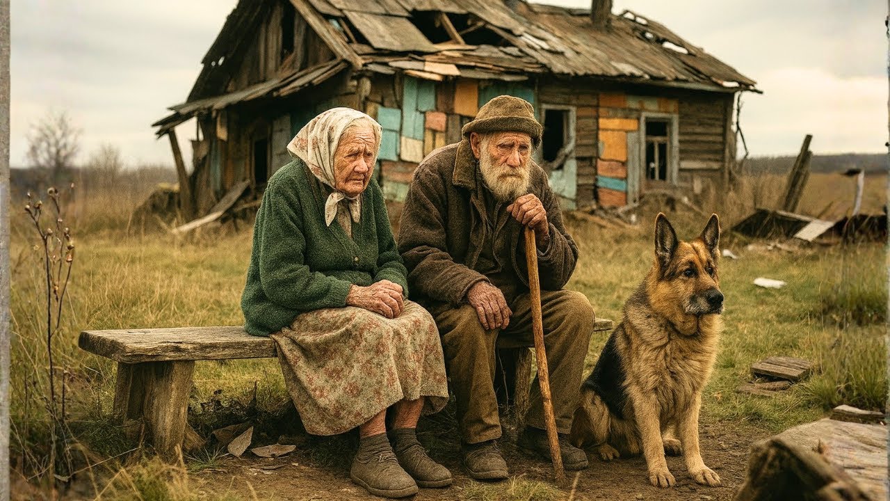 Abandonados pelos filhos… casal de idosos transformou uma cabana em ruínas num paraíso nas montanhas