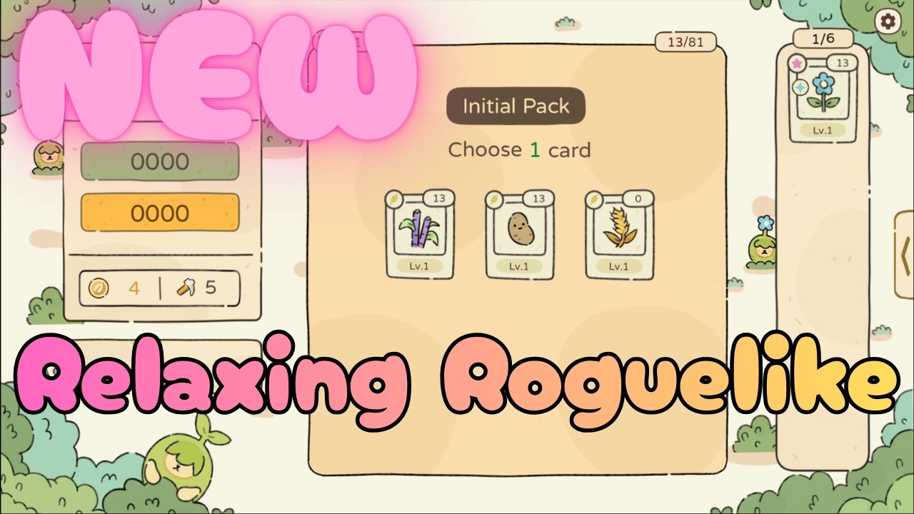This New Garden Roguelike Is So Relaxing | Chosen Garden (LIVE)