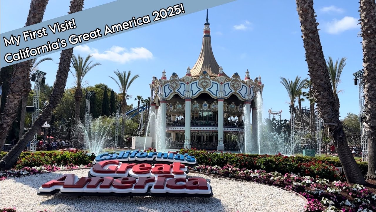 California’s Great America 2025! | First Visit to the Great America of the West Coast, Rides + More