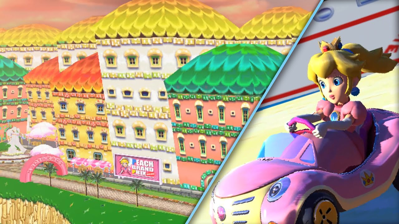 Gcn Peach Beach course playble in Mario Kart 8 [V0.1]