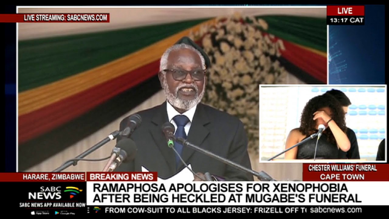 Namibia's Sam Nujoma pays tribute to Mugabe