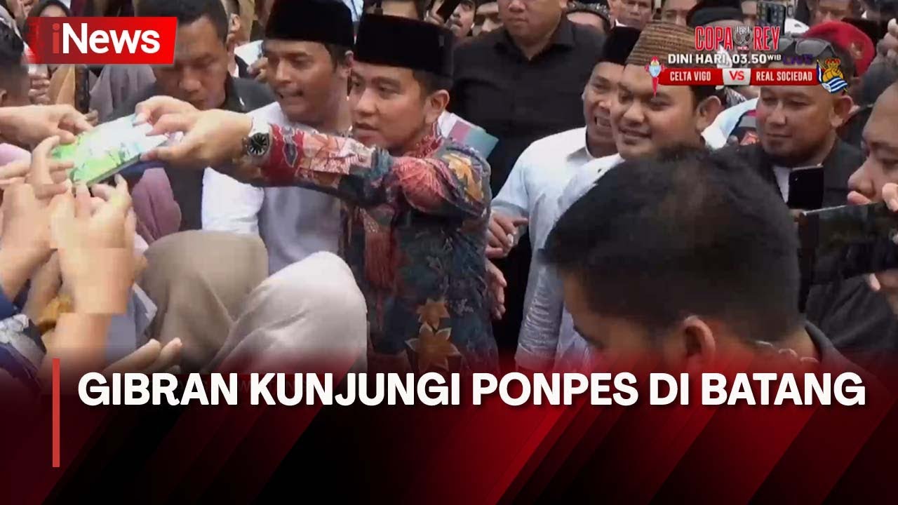 Gibran Kunjungi Ponpes Al-Hidayah Plumbon, Batang, Jawa Tengah