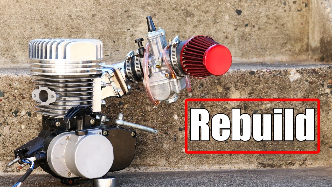 Motorized Bike Performance Build 60cc/80cc! Every Step Included