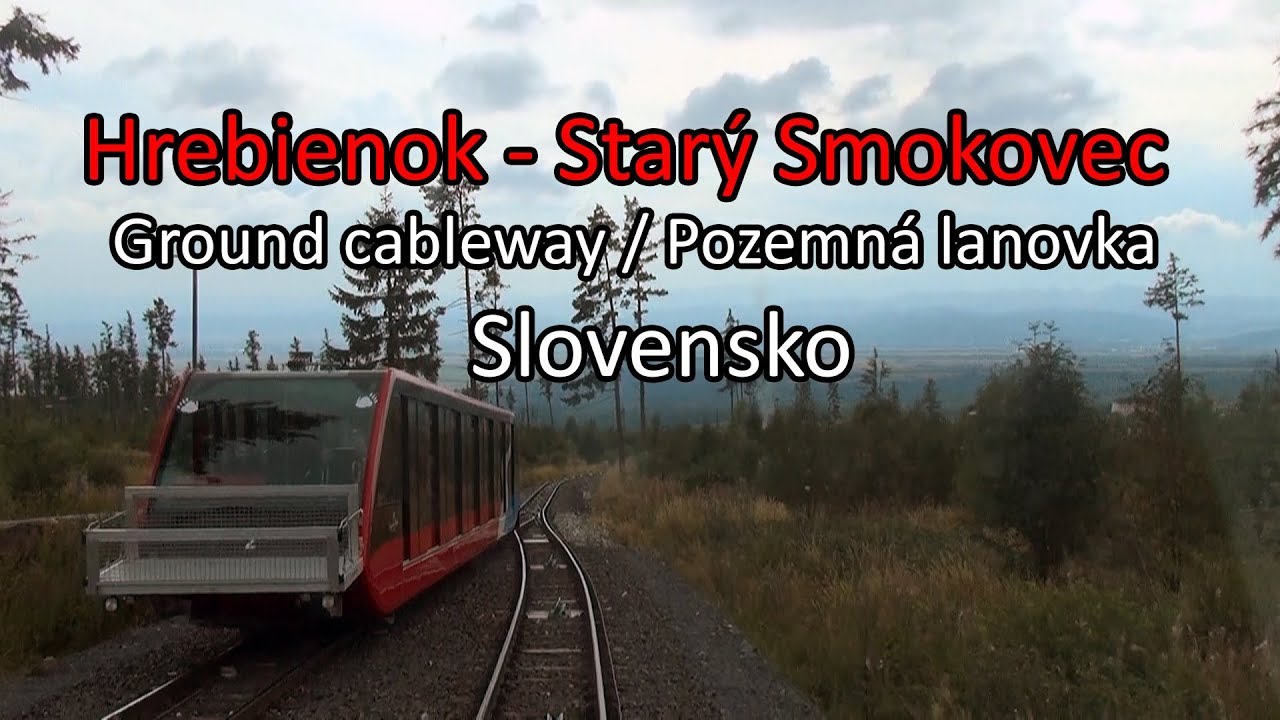 Starý Smokovec–Hrebienok funicular, High Tatras, Slovakia