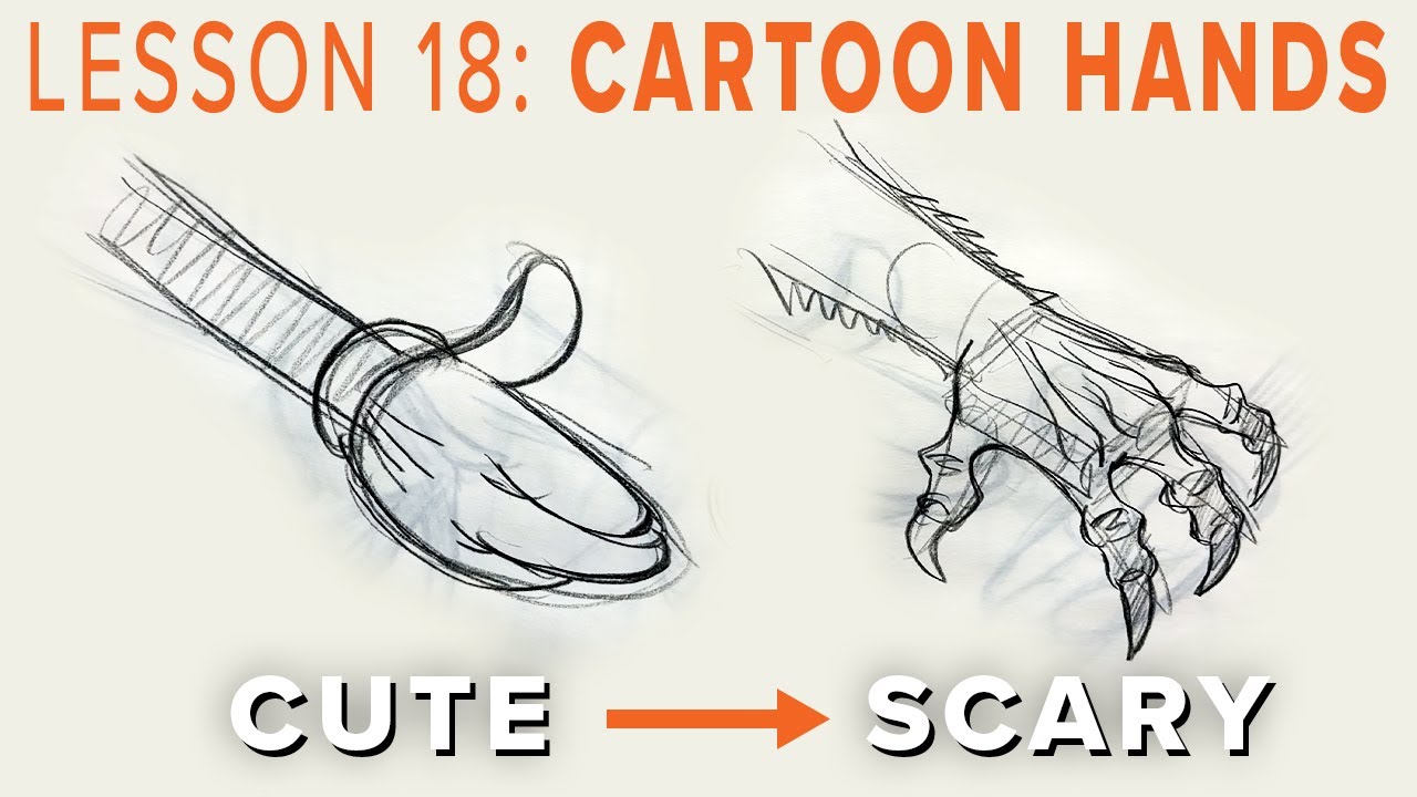 Learn to Draw Anatomy - Cartoon Hands