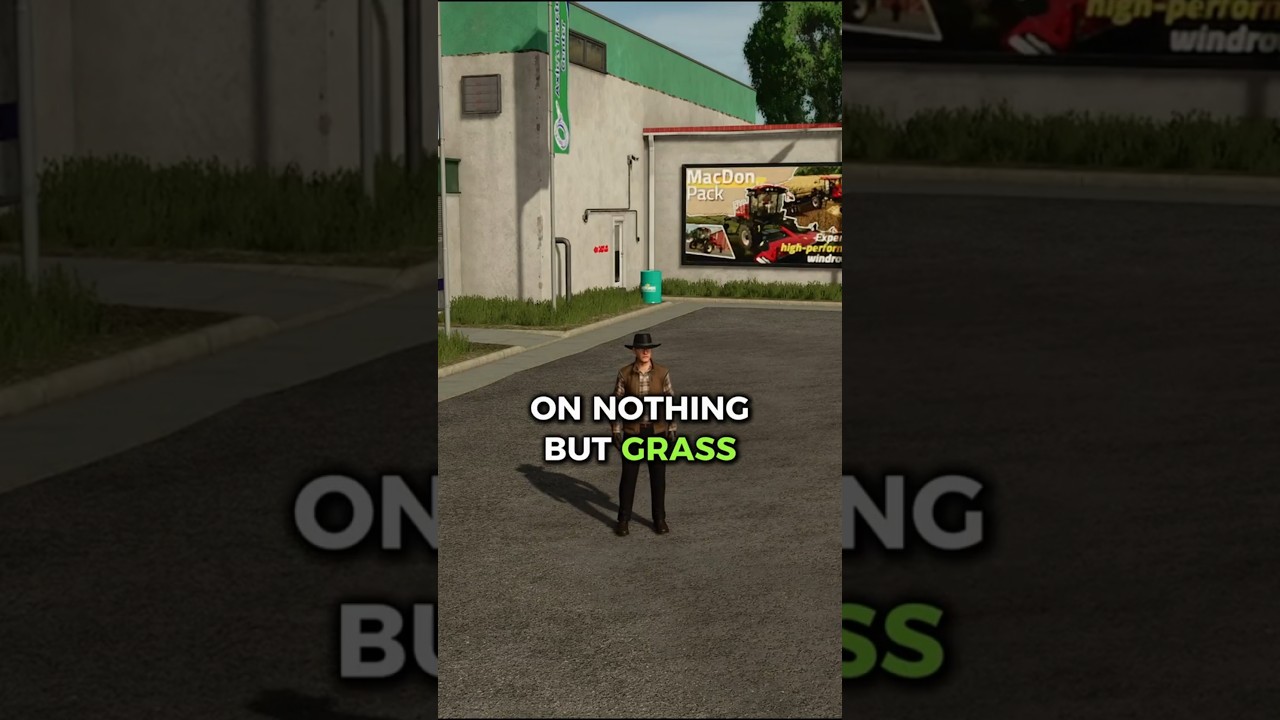 Я целый год выращивал только траву &mdash; вот что получилось! #fs25 #farmingsimulator25 #farmingsimulator