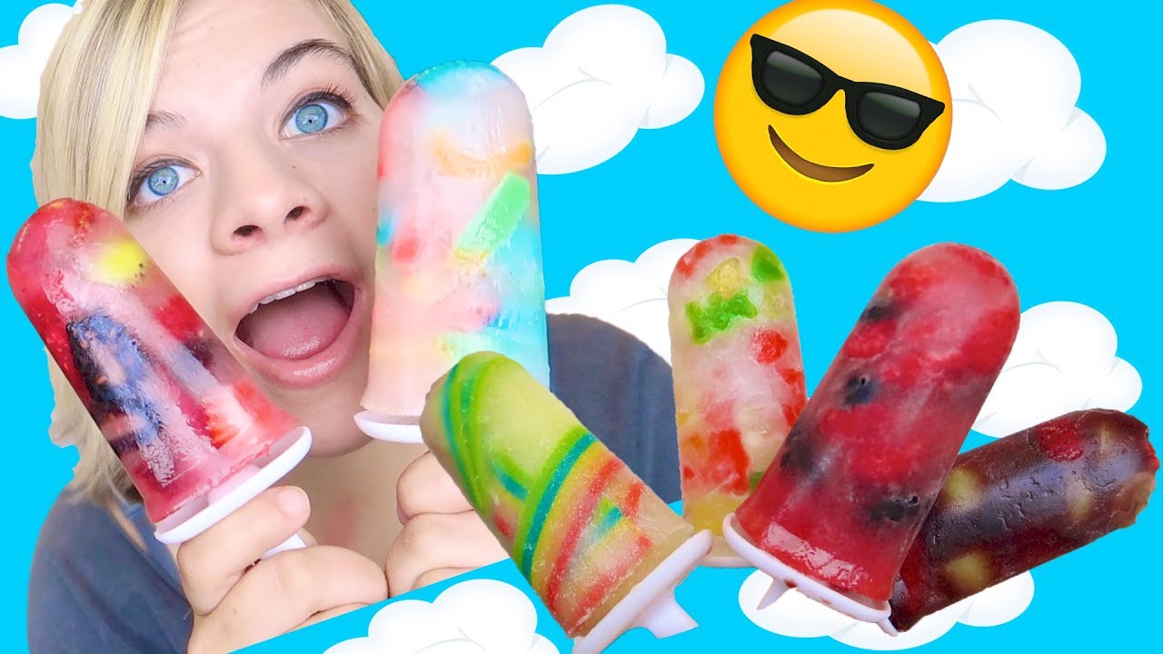 DIY SUMMER POPSICLES! 😎 Easy and Delicious! // SoCassie