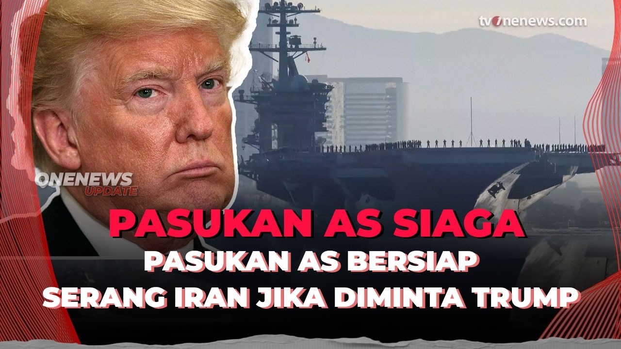 Siaga Tinggi! Tentara AS Tinggal Tunggu Perintah Trump Untuk Serang Iran | OneNews Update