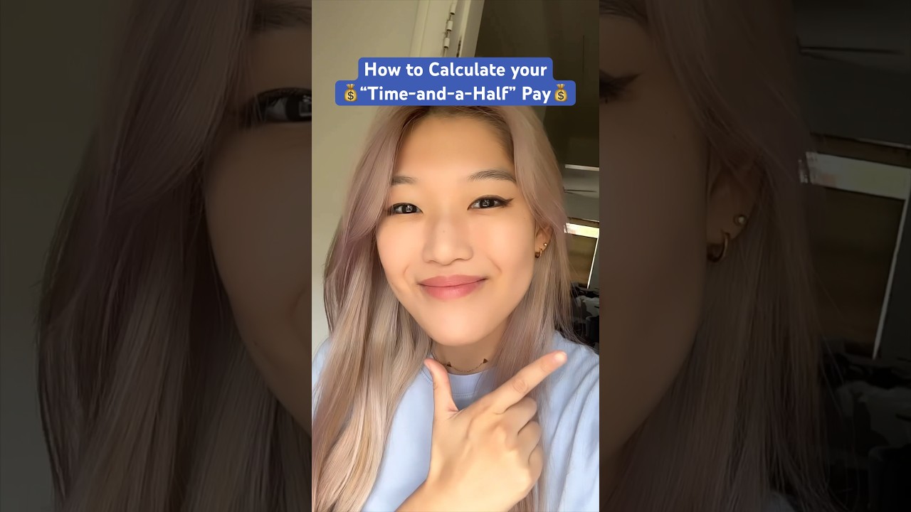 How to Calculate your &ldquo;Time-and-a-Half&rdquo; Pay #math #timeandahalf #hourlyrate #visuallearning #payday