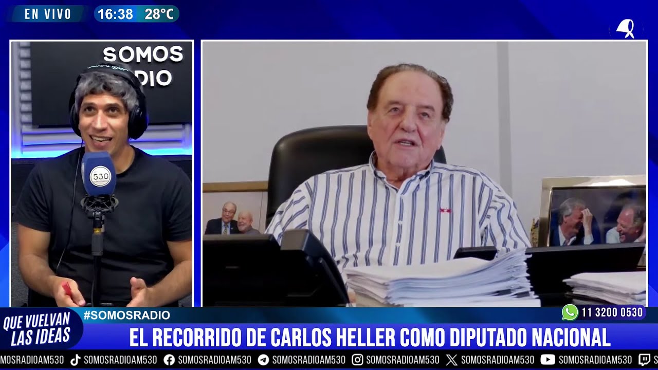 Finalización de mandato como diputado nacional - Carlos Heller en AM530, con Pablo Caruso - 10-12-25