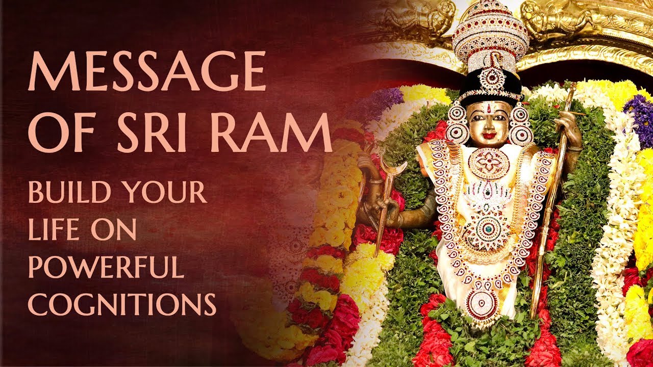 Message of Sri Ram Chandra - Build Your Life on Powerful Cognitions | Nithyananda Satsang | 25 Mar18
