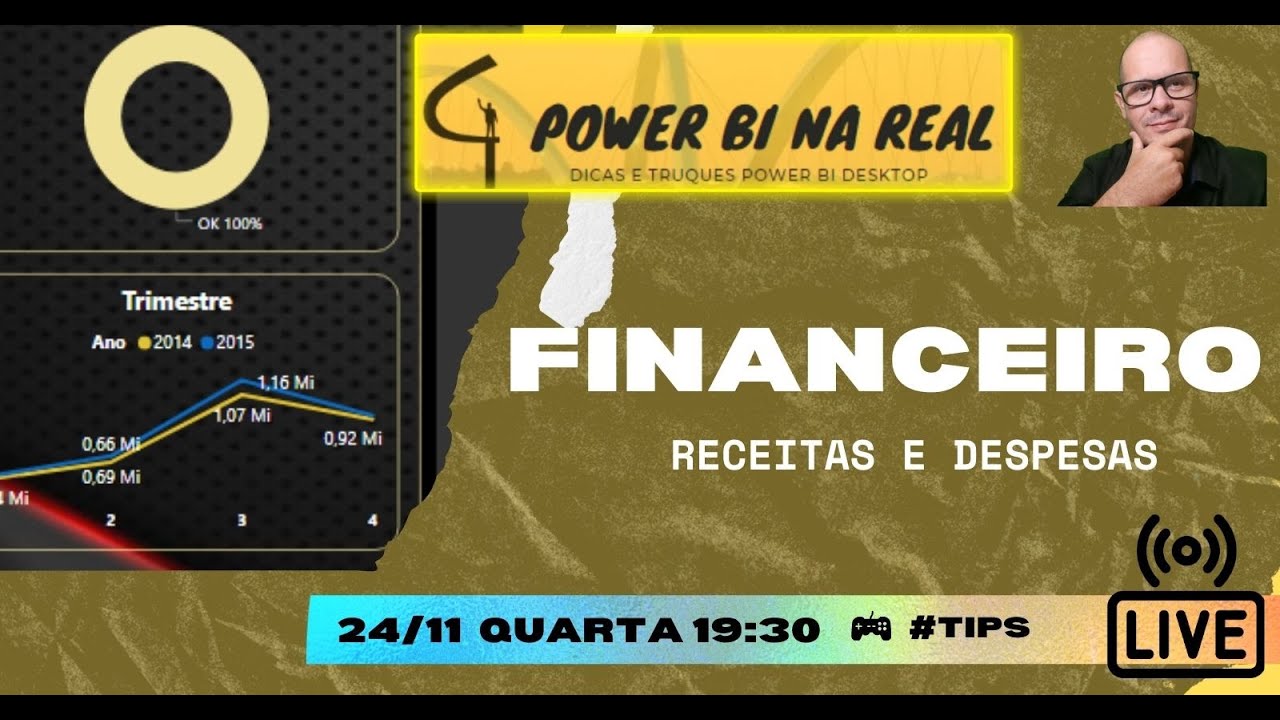 Power BI: Financeiro (Receitas e Despesas)