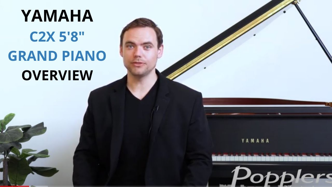 Yamaha C2X - 5'8 Baby Grand Piano Overview - Popplers Music