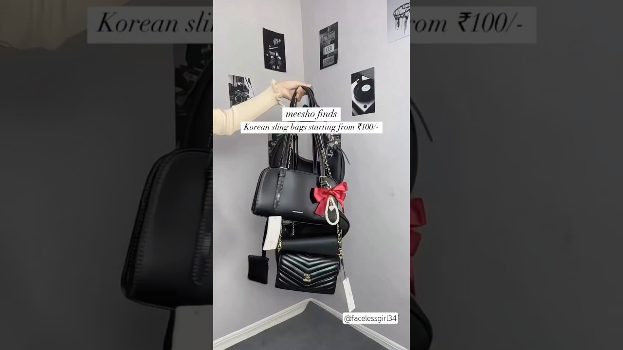 Meesho shoulder bag haul #slingbag #shoulderbag #handbags