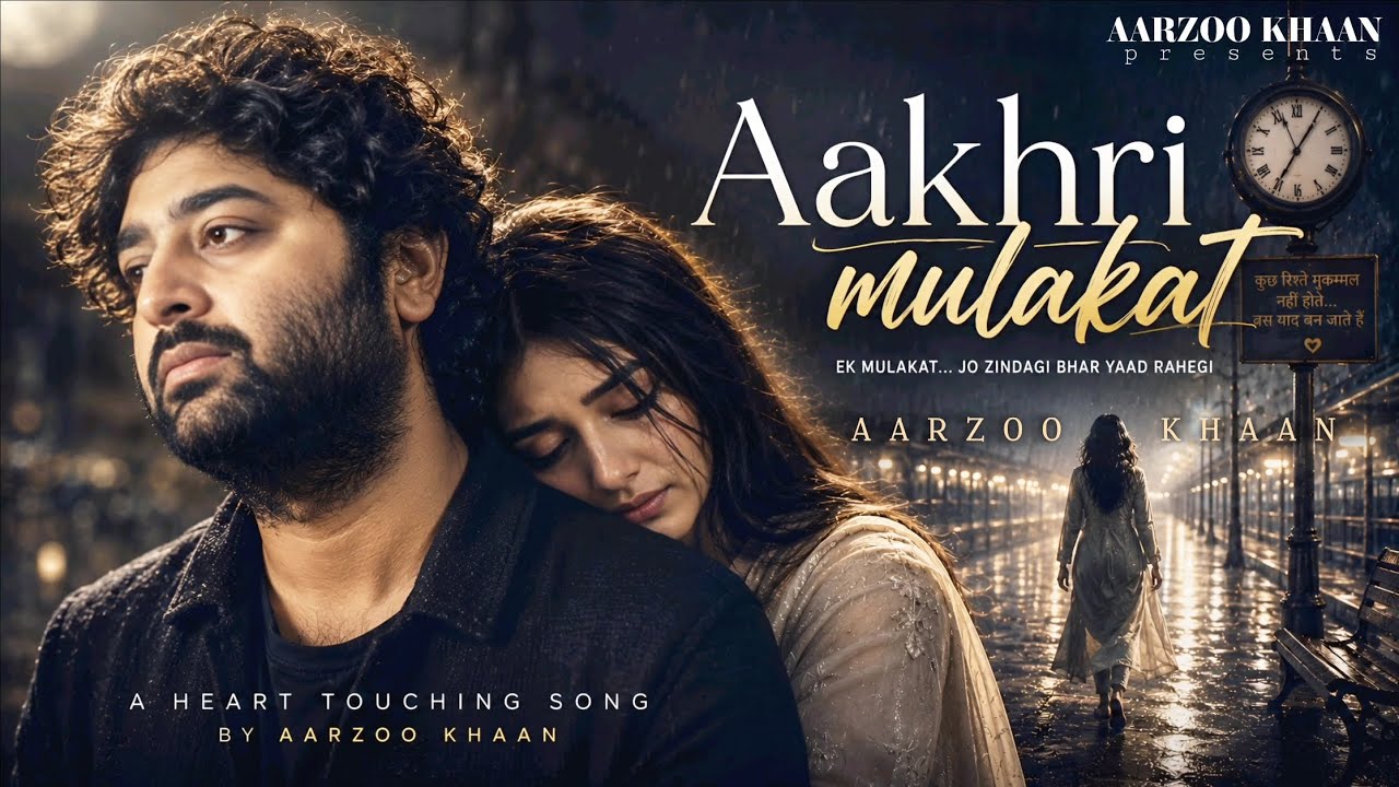 Aakhri Mulakat &ndash; Aarzoo Khaan | Emotional Hindi Sad Song | New Song 2026 | Arijit Singh Vibe