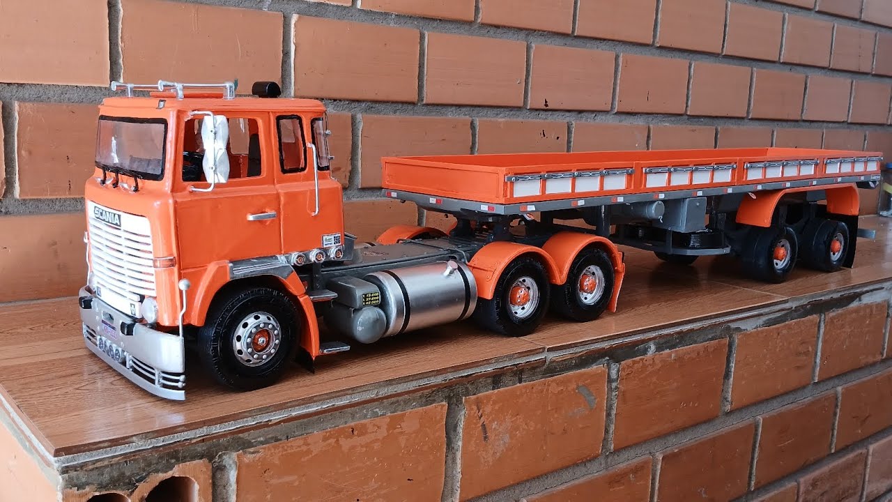 Scania v8 no truck + carreta carga seca | Interessados, 45 99861-9447