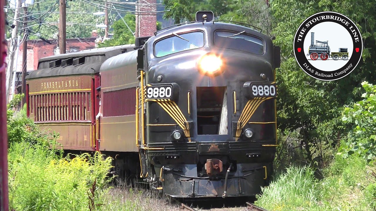 Pennsylvania Railroad 9880: A Journey Along The Stourbridge Line (4K)