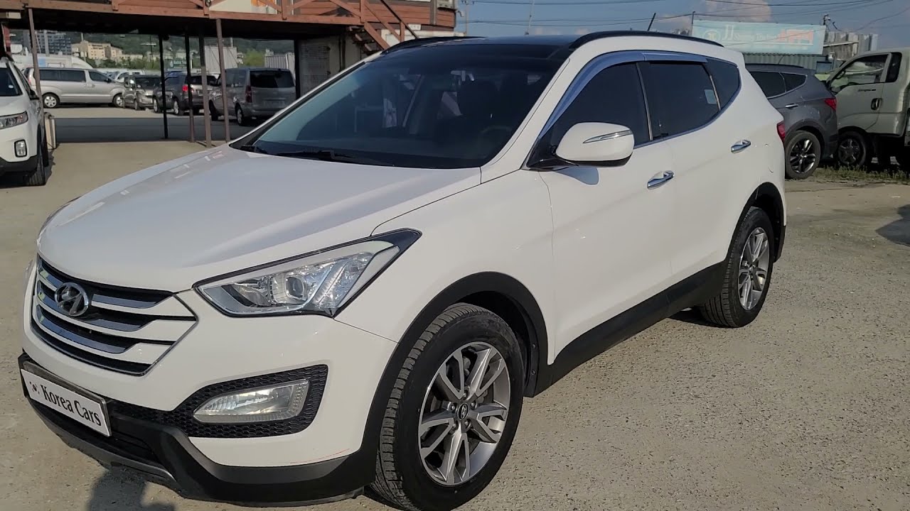 2012 Hyundai SantaFe. Автомобили из Южной Кореи.