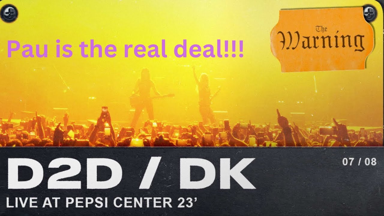 The Warning - Dust To Dust / Dull Knives (Cut Better) (Live from Pepsi Center First time reaction!