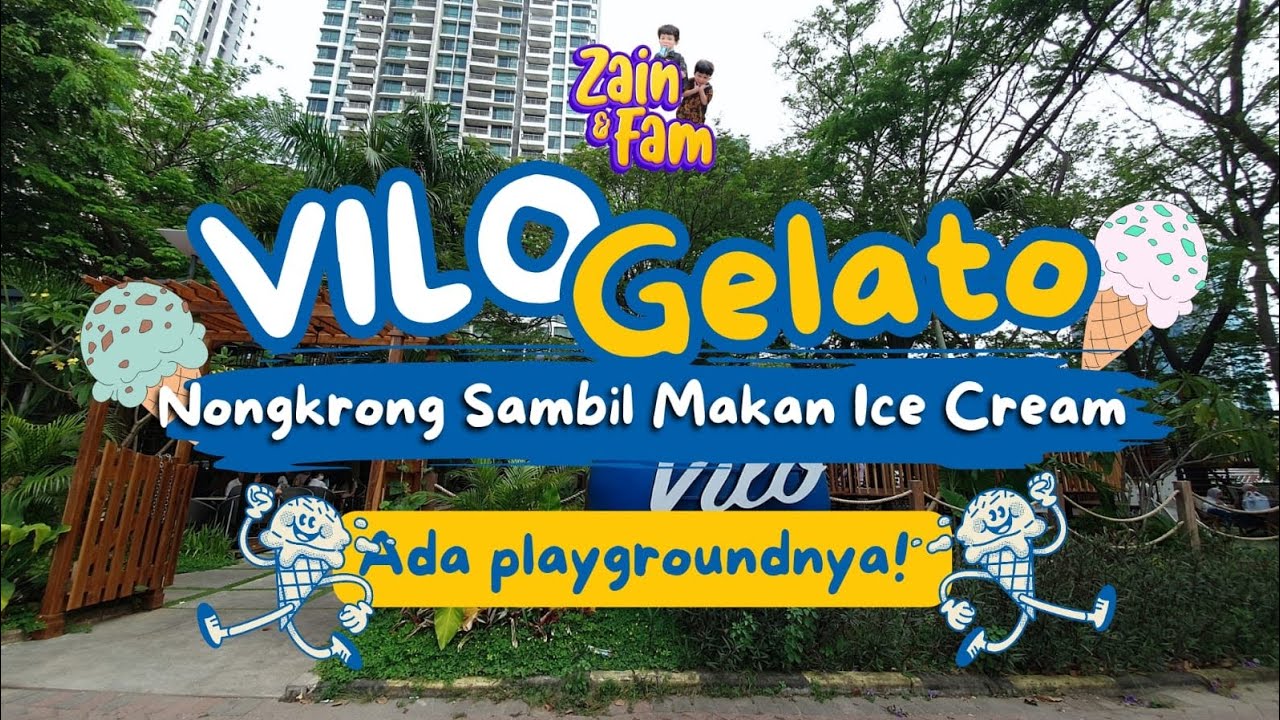 Hangout di VILO GELATO Puri Indah || Tempat Nongkrong Baru, Ada Playgroundnya !!