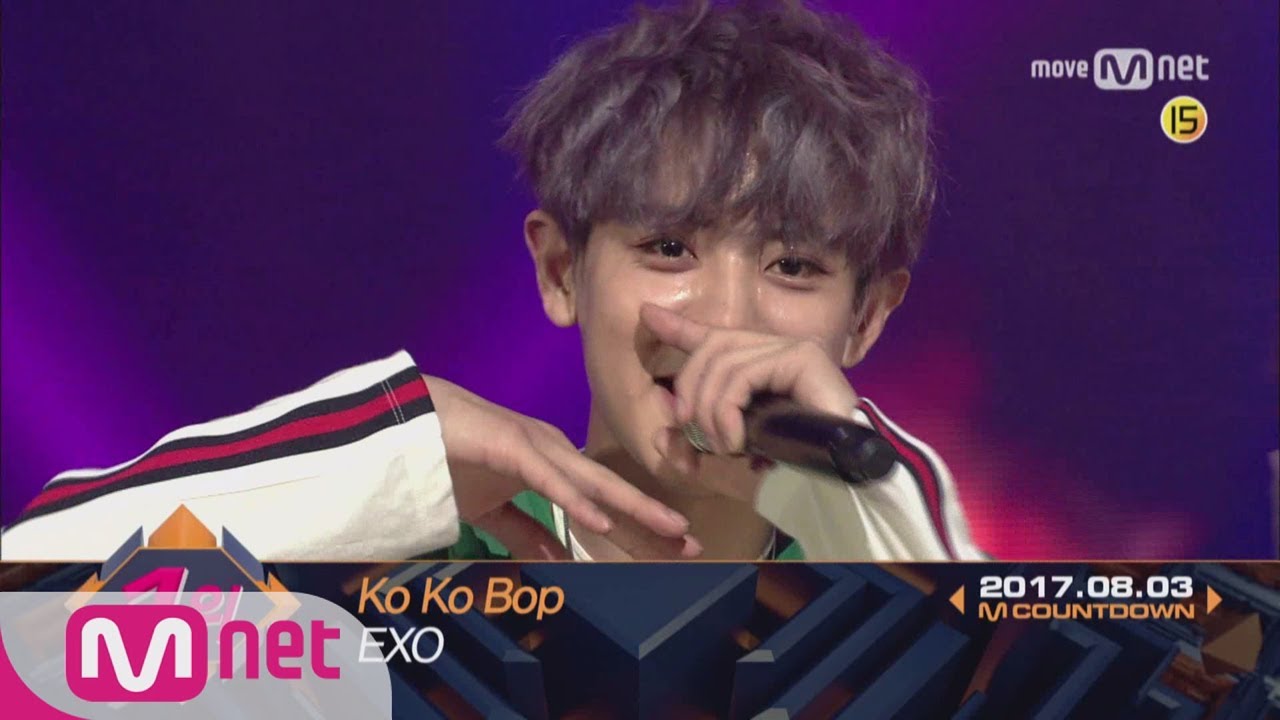 Top in 1st of August, ‘EXO’ with 'Ko Ko Bop', Encore Stage! (in Full) M COUNTDOWN 170803 EP.535