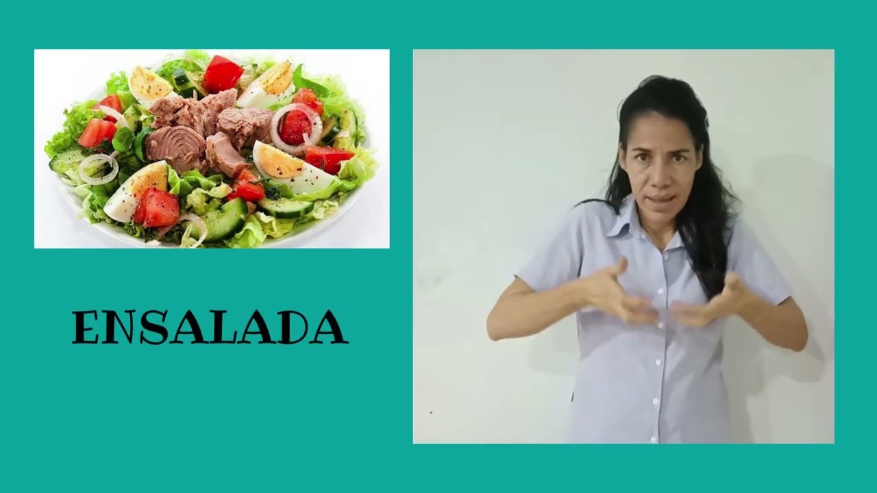 ALIMENTOS EN LENGUA DE SEÑAS COLOMBIANA