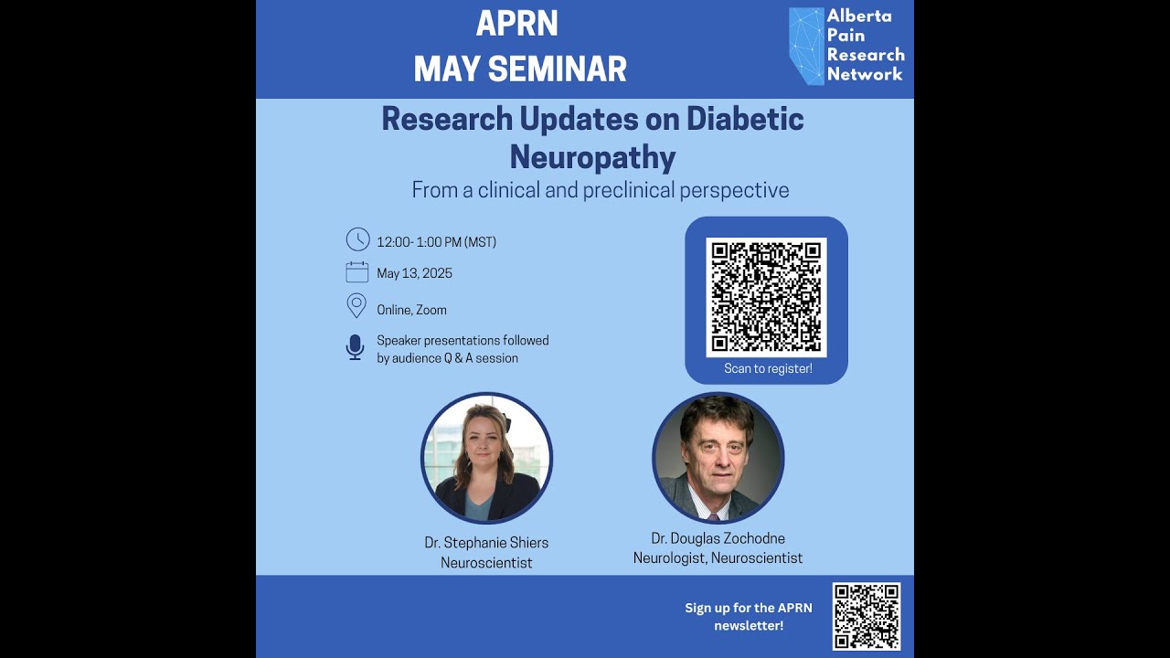 May 2025 Seminar with Dr. Stephanie Shiers and Dr. Douglas Zochodne