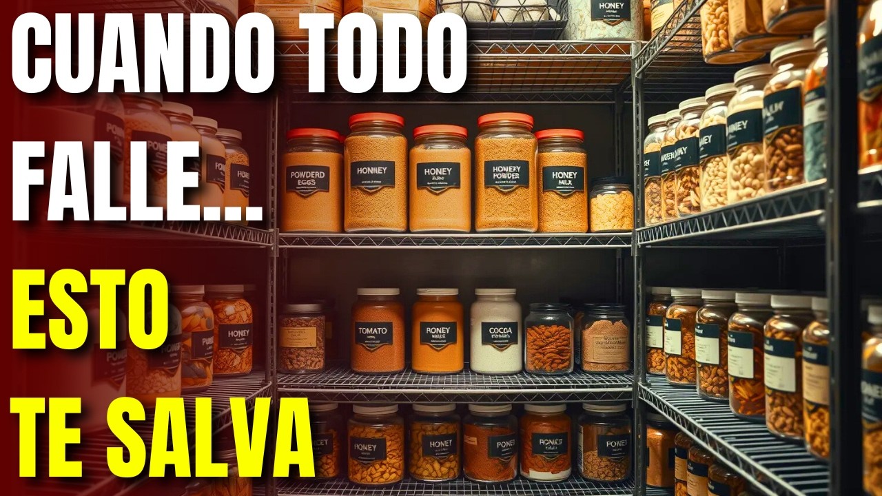 8 Alimentos en Polvo que NUNCA Caducan (Duran +30 Años)