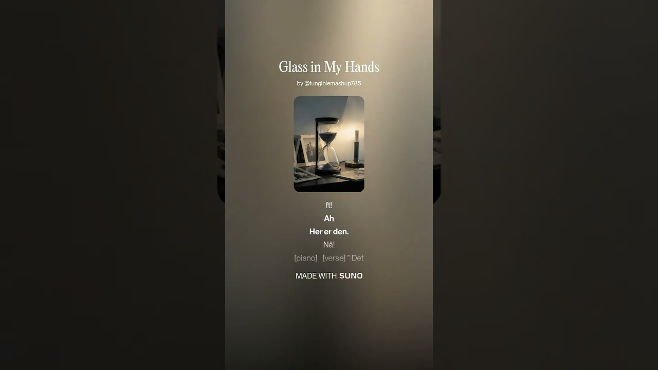 Glass in my hands. About Demens.