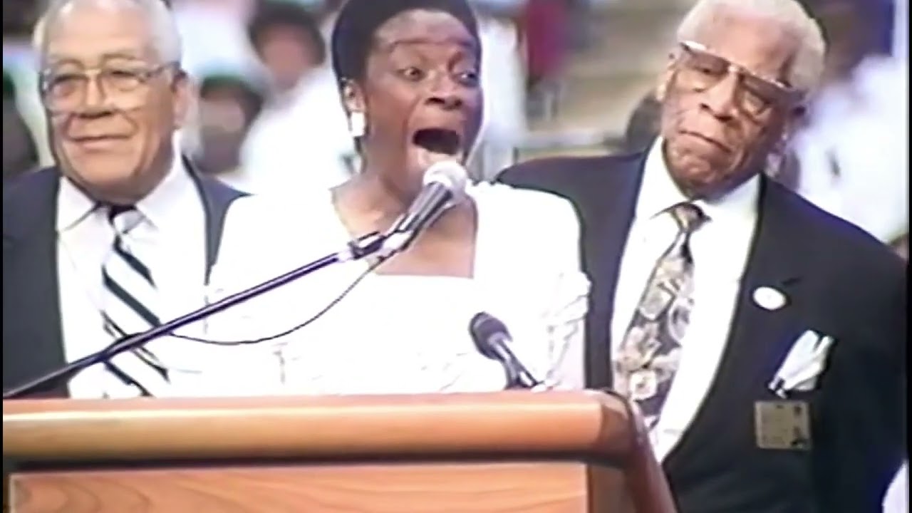 Geraldine Watlington With That Fire At The COGIC Holy Convocation 1992!