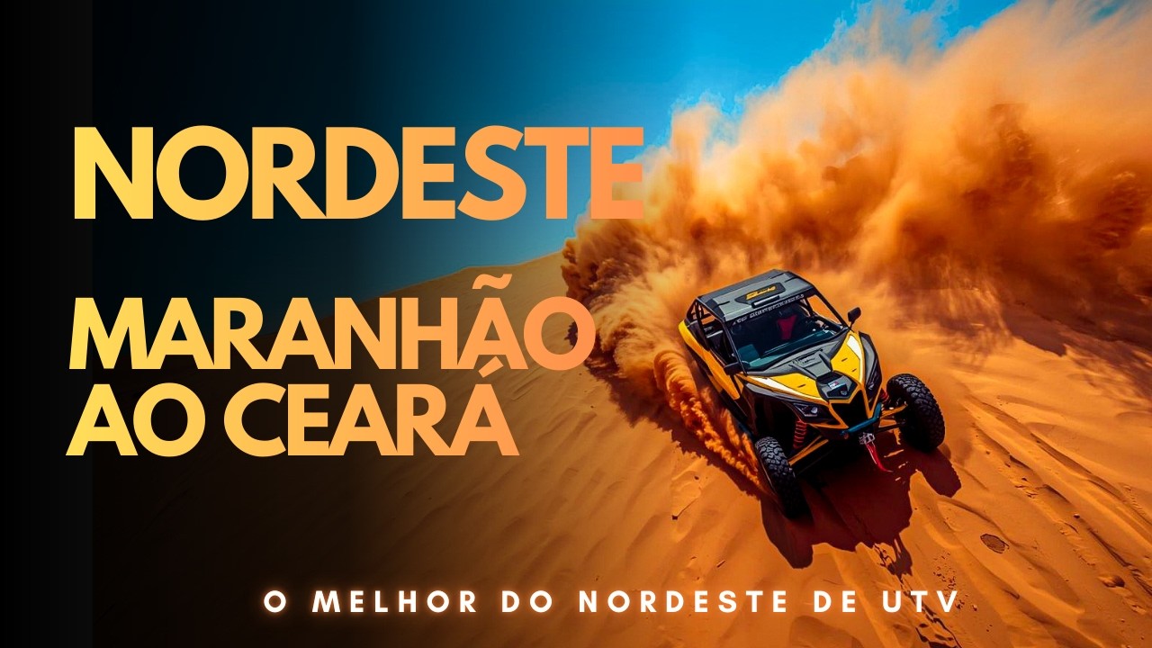 🏖️ Explorando o Nordeste de UTV | Praia, Dunas e Resorts Incríveis - 4k