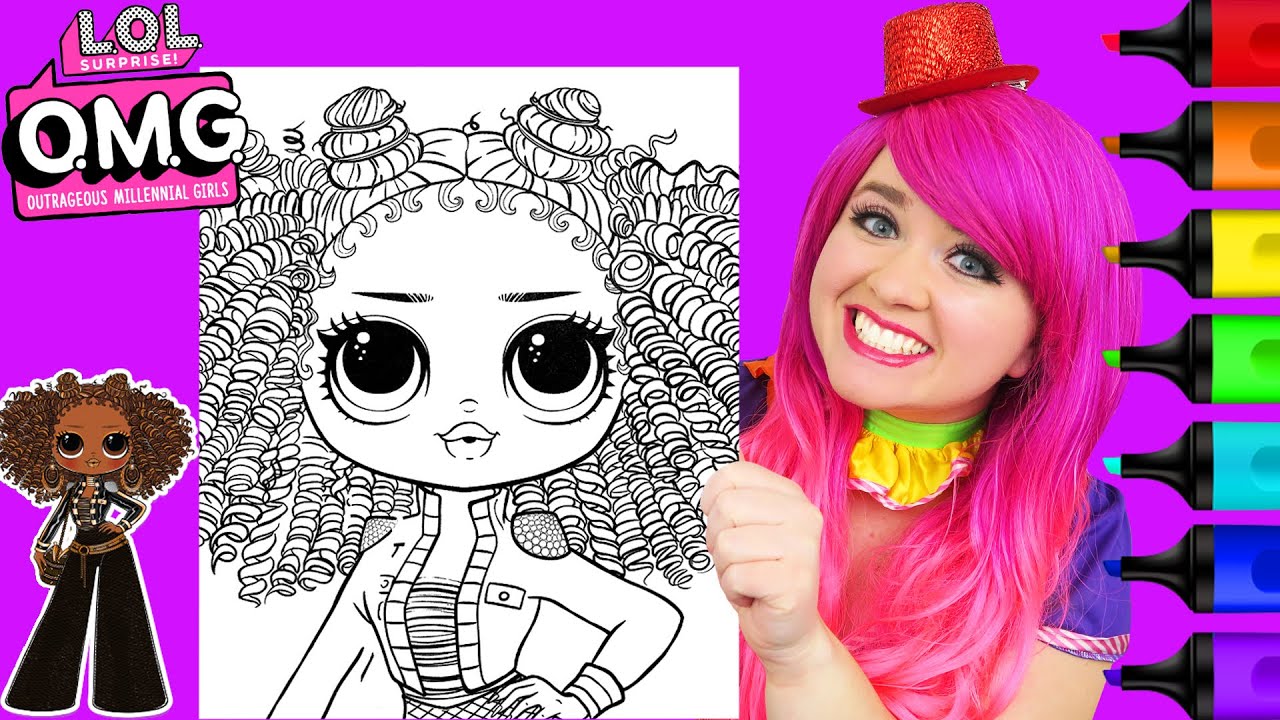 Coloring LOL Surprise OMG Royal Bee | Markers