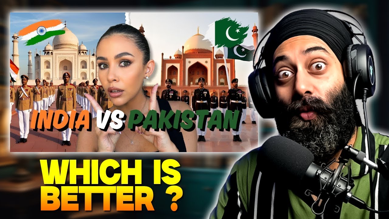 India vs Pakistan Comparison 🇮🇳🇵🇰 | Oriana Findlay | PRTV EXTRA | Indian Reaction