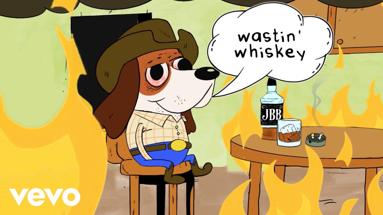 James Barker Band - Wastin' Whiskey (Lyric Video)