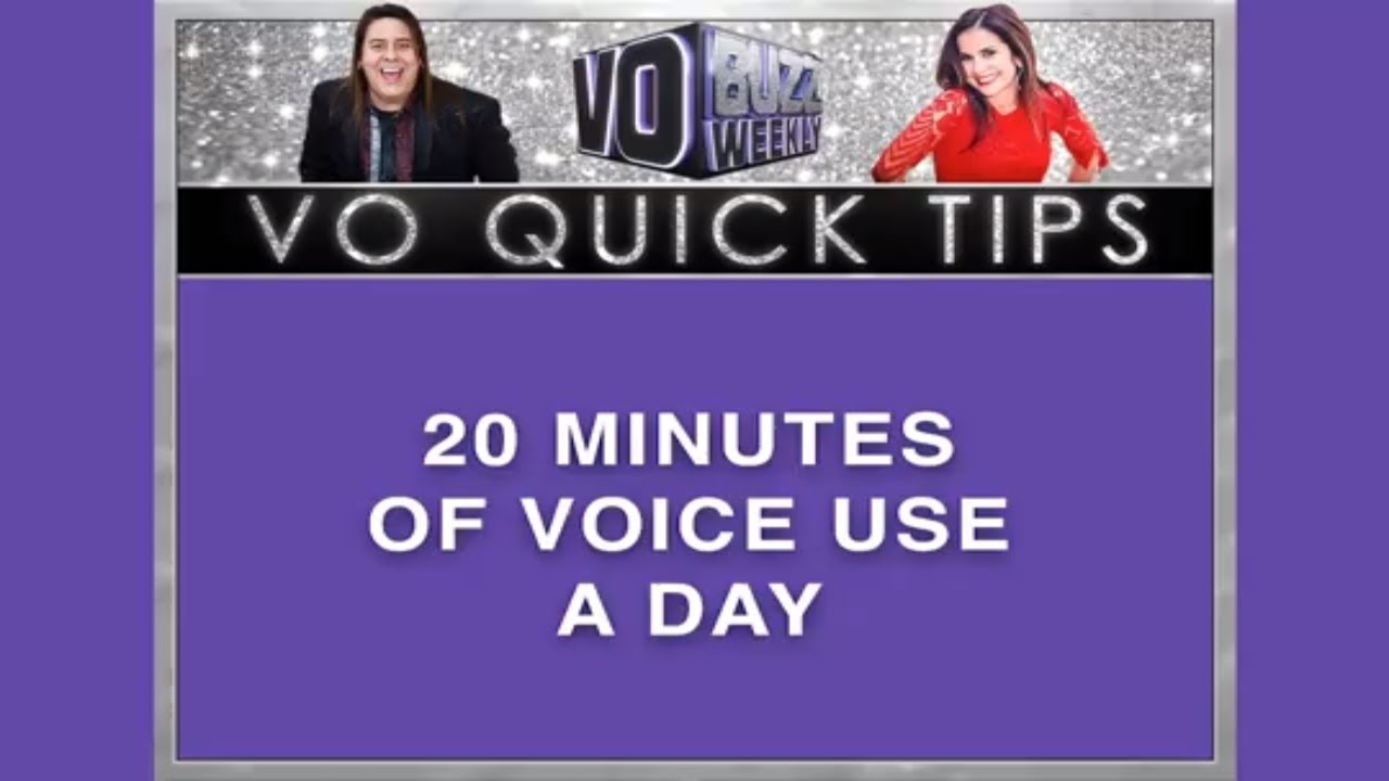 Amy Chapman - At Least 20 Minutes Of Voice Use Per Day