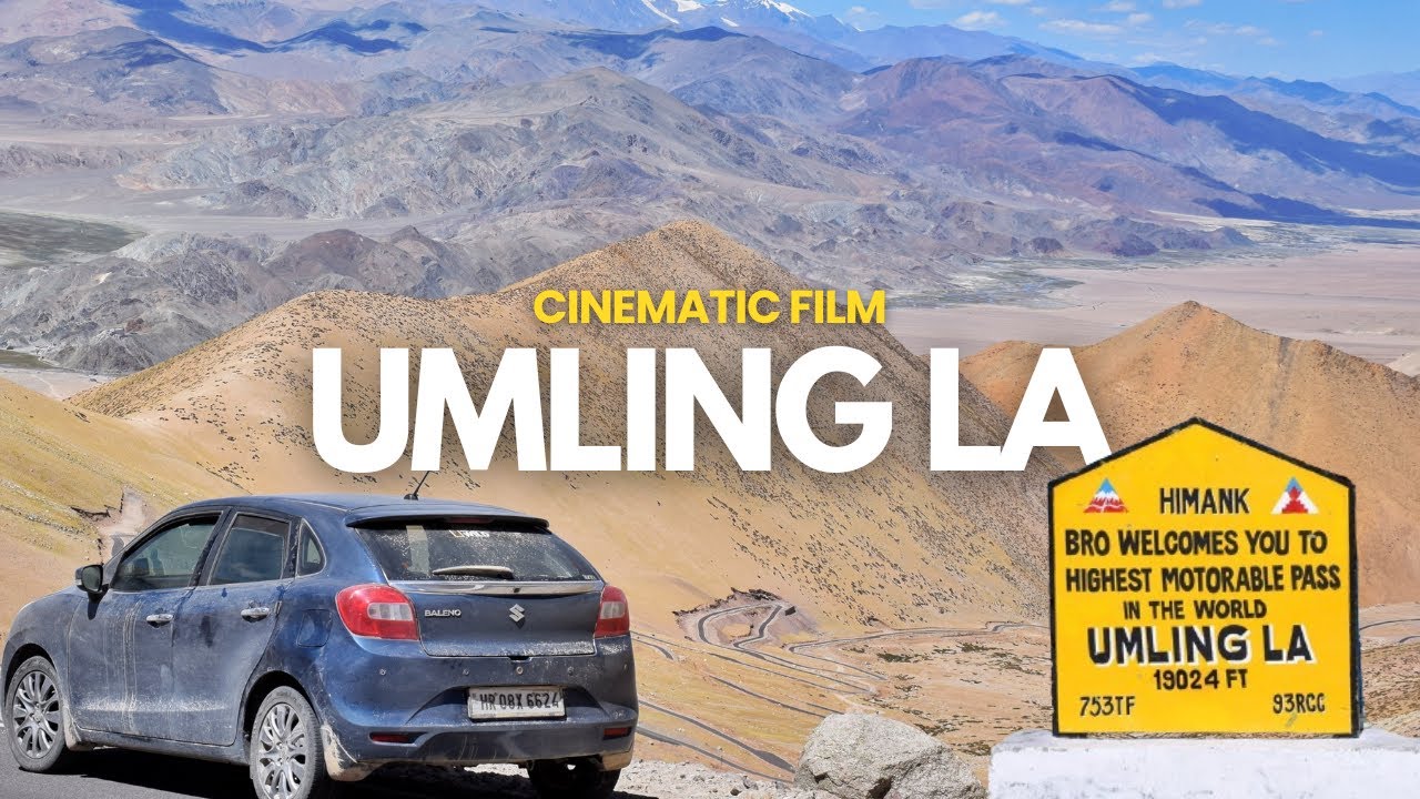 UMLING LA, Ladakh | World’s Highest Motorable Road | 4K Drone Shots
