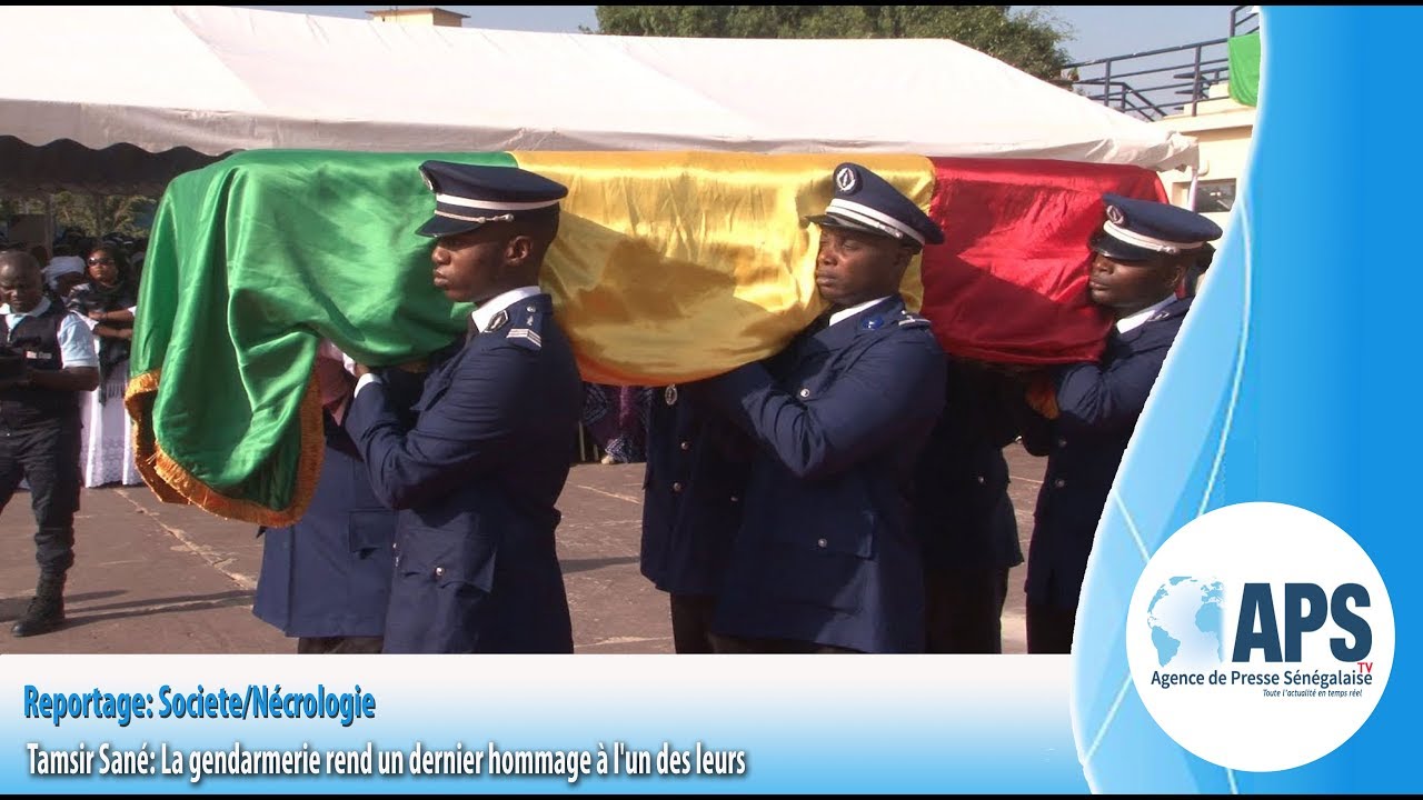 Tamsir Sané: La gendarmerie rend un dernier hommage à l'un des leurs