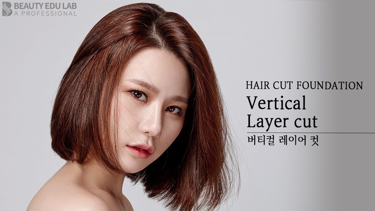 [헤어컷&파운데이션] 보브 단발 버티컬 레이어드컷 | How to Vertical Layered Bob cut Tutorial