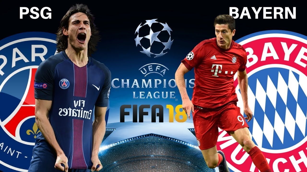 PSG vs Bayern Munich UEFA Champions League Highlights 2017 FIFA 18 Full PC Gameplay Match HD 1080p