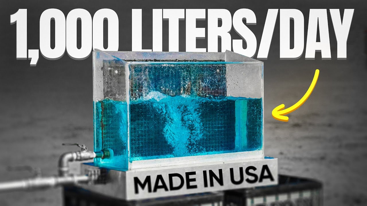 This Machine Pulls 1,000 Liters of Water from Thin Air