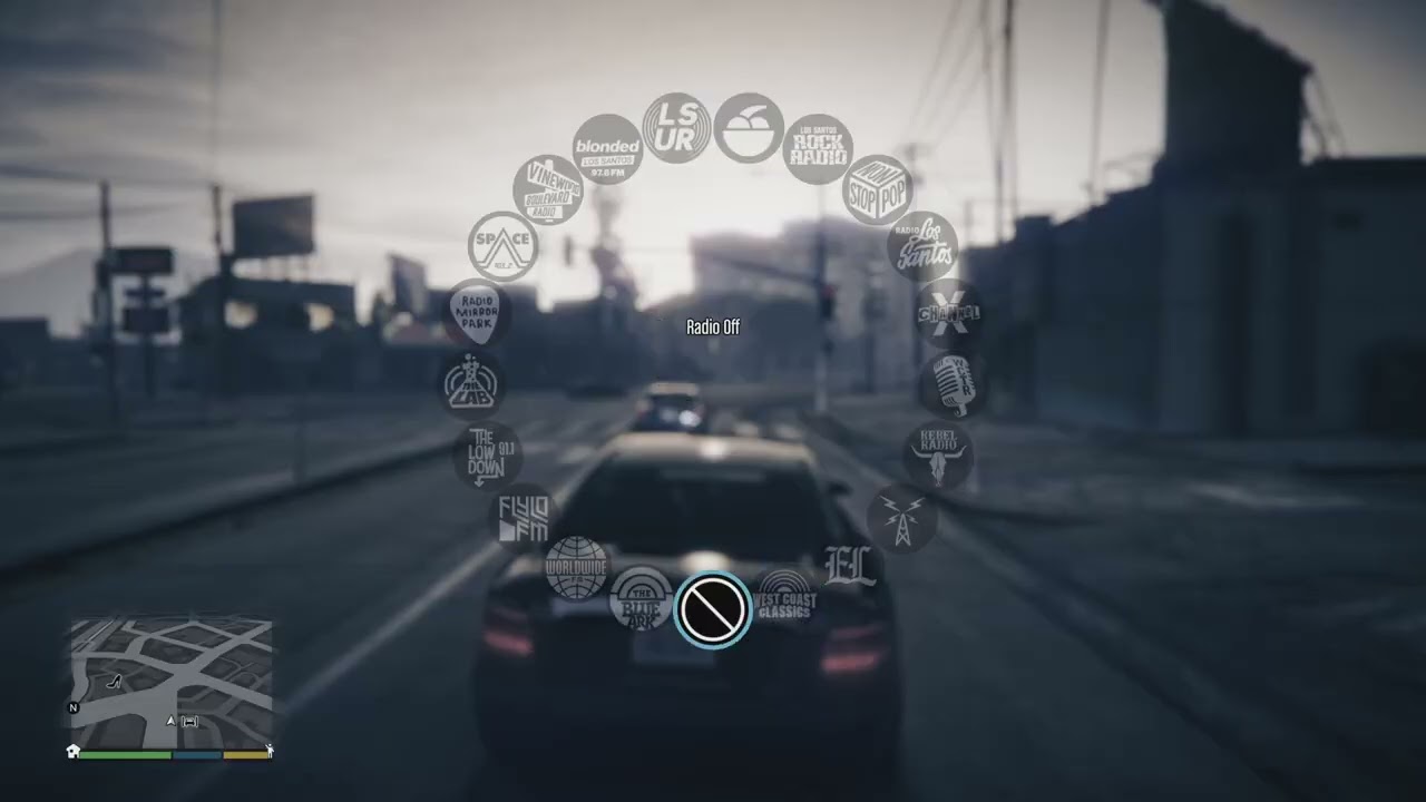 GRAND THEFT AUTO STORY MODE HEADING TO PICK UP FRANKLIN IN A FAST CAR 