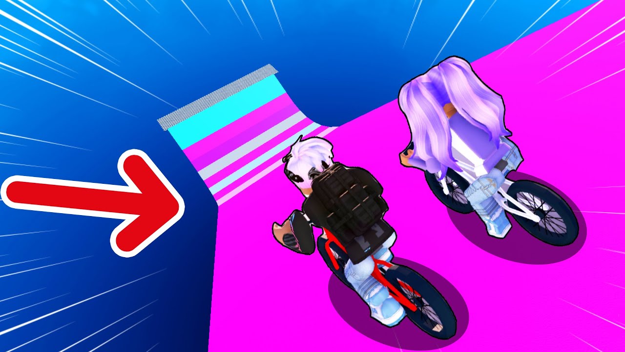 Roblox Obby, ABER ICH BIN DIE GANZE ZEIT AUF DEM FAHRRAD!