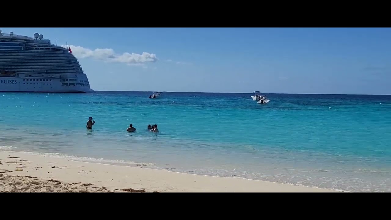 Grand Turk POV@Jack's Shack $23 Beach Chair Umbrella Rental | Cruise Port Walkabout | 01-22