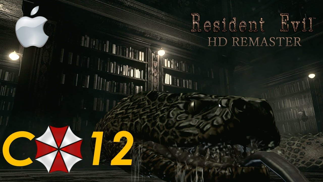 Resident Evil HD Remaster - MacBook Pro Chris Gameplay Part 12: Yawn Snake Boss Final Battle