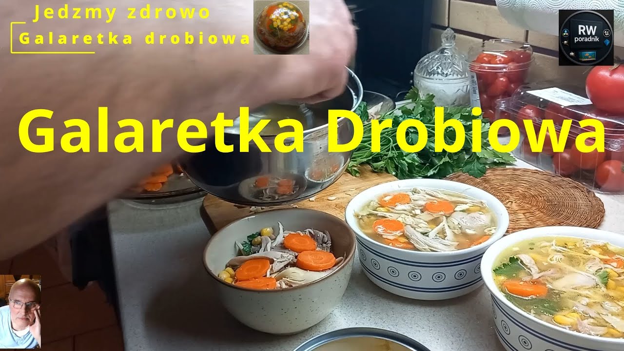 Galaretka drobiowa  z niedzielnego rosołu