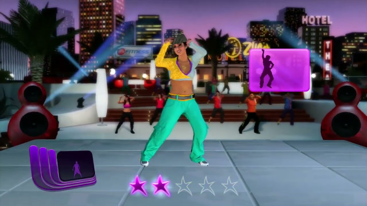 Zumba Rush Fitness Don't Let Me Down 5 Stars XBOX 360 Kinect
